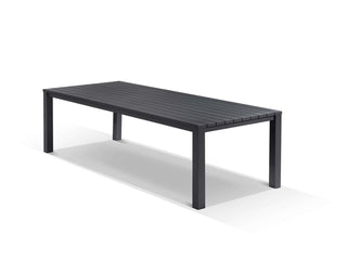 Adele Outdoor Dining Table in Charcoal / 280x115cm