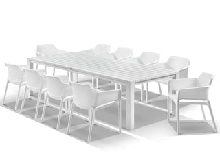SYD FLOORSTOCK SALE- Adele Table with Bailey Chairs 11pc Outdoor Dining Setting_1