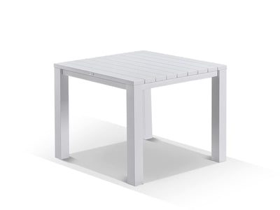 Adele Table & Twain Chairs | Outdoor Dining Setting in White / 5pc 95cm_2