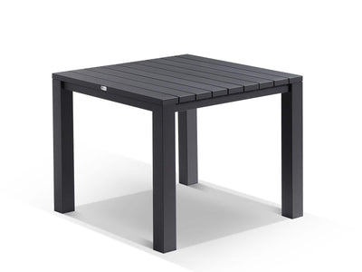 Adele Table & Nivala Chairs | Outdoor Dining Setting in Charcoal / Black / 5pc 95cm_3