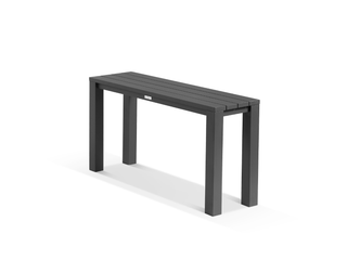 Adele Outdoor Dining Table in Charcoal / 140x42cm