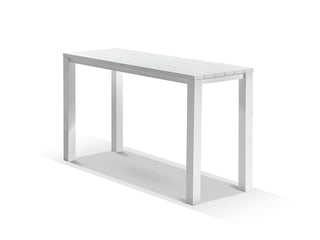 Adele Outdoor Bar Table in White / 180x63cm