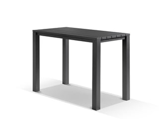 Adele Outdoor Bar Table in Charcoal / 140x63cm
