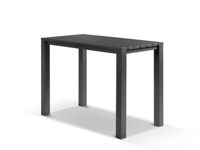 Adele Outdoor Bar Table in Charcoal / 140x63cm
