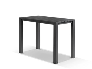 Adele Outdoor Bar Table in Charcoal / 140x74cm