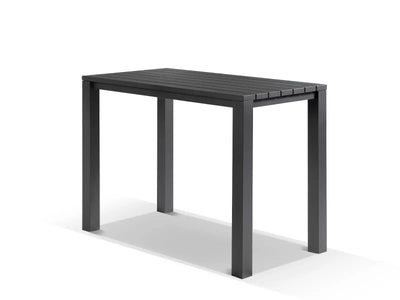 Adele Outdoor Bar Table in Charcoal / 140x74cm