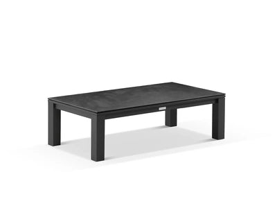 Adele Ceramic Outdoor Coffee Table in Charcoal / Dark Grey / 140x74cm
