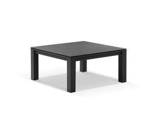 Adele Ceramic Outdoor Coffee Table in Charcoal / Dark Grey / 95x95cm
