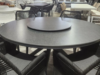 Adele Ceramic Lazy Susan in
Dark Grey