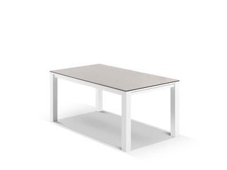 Adele Ceramic Table & Nivala Chairs | Outdoor Dining Setting in White / Light Grey / Frost Grey / 7pc 165cm_5