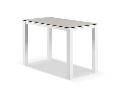Adele Ceramic Bar Table with Twain Bar Chairs - 5pc Outdoor Bar Setting_4