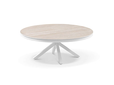 Milos Sofa Set | Outdoor Lounge Setting in White / Pebble / 4 Seater / Adele Coffee Table Set_4