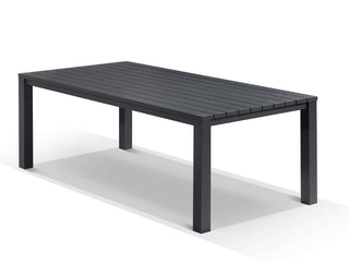Adele Table & Bailey Chairs | Outdoor Dining Setting in Charcoal / 9pc 220cm_2
