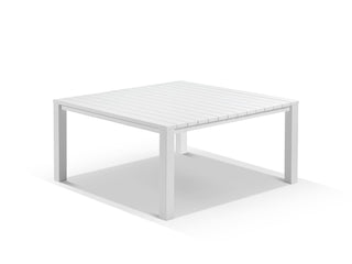 Adele Outdoor Dining Table in White / 148x148cm