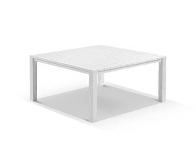 Adele Outdoor Dining Table in White / 148x148cm