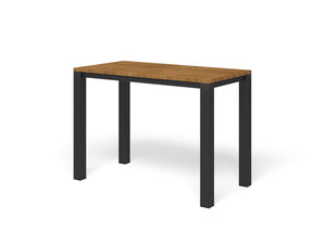 Adele Teak Outdoor Bar Table in Charcoal / 140x74cm
