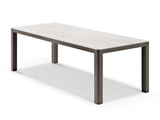 Adina Table & Noosa Chairs | Outdoor Dining Setting in Bronze / Calcite / Coffee / 9pc 220cm 2
