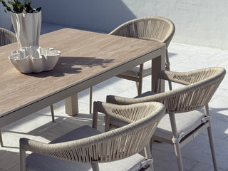 Adina Outdoor Dining Table in Dune / Travertino / 220x95cm 2