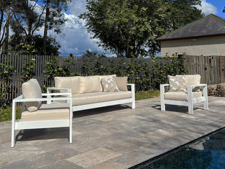 SYD FLOORSTOCK SALE - Malibu 4pc Outdoor Aluminium Lounge Setting_8