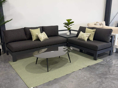 SYD FLOORSTOCK SALE - Albany 5 Seater Outdoor Aluminium Modular Lounge Setting_1