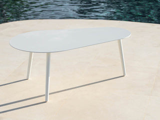 Amazone Outdoor Coffee Table Set in White 1