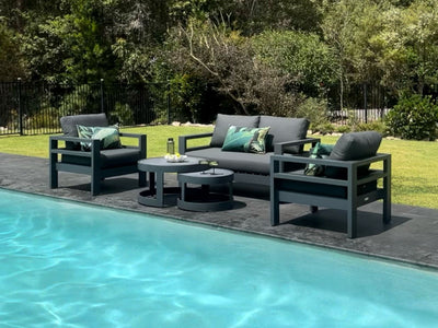 Aspen Sofa Set | Outdoor Lounge Setting in Charcoal / Sooty / 4 Seater / Aspen Coffee Table Set_18