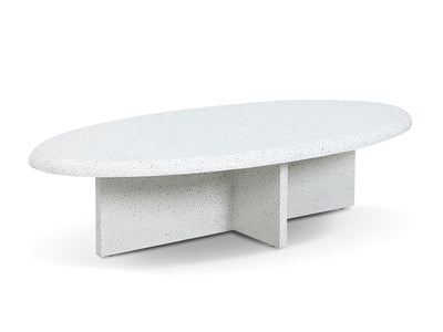 Arezzo Outdoor Coffee Table in Terrazzo / 140x70cm