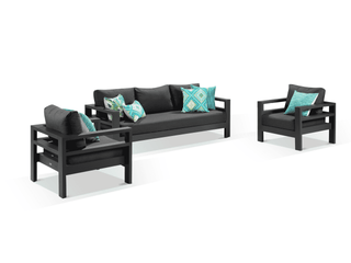Aspen Sofa Set in Charcoal / Sooty / 5 Seater / Without Coffee Table_1