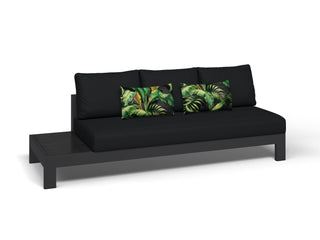 Aspen Ceramic Platform | Outdoor Lounge Setting in Charcoal / Sooty / Dark Grey / 5 Seater 2LH-3RH / Aspen Corner Table_4