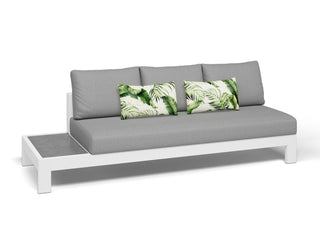 Aspen Ceramic Platform | Outdoor Lounge Setting in White / Light Grey / Grey Chine / 5 Seater 2LH-3RH / Aspen Corner Table_3
