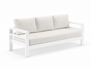 White / Lopi Marble / 3 Seater