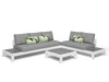 White / Light Grey / Grey Chine