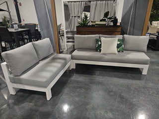 FLOORSTOCK SALE- Aspen 5 Seater Outdoor Aluminium Modular Lounge
