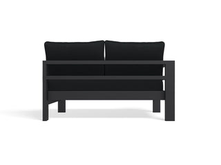 Aspen Single Arm Outdoor Modular Lounge in Charcoal / Sooty / Right 2