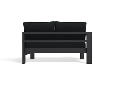 Aspen Single Arm Outdoor Modular Lounge in Charcoal / Sooty / Right 2