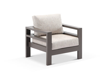 Aspen Outdoor Armchair in Bronze / Tundra Rye