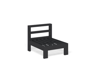 Aspen Centre Modular Outdoor Lounge in Charcoal / Sooty 2