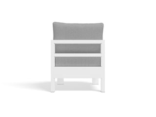 Aspen Centre Modular Outdoor Lounge in White / Grey Chine 1