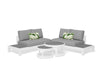 White / Light Grey / Grey Chine