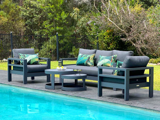 Aspen Sofa Set | Outdoor Lounge Setting in Charcoal / Sooty / 5 Seater / Aspen Coffee Table Set_1