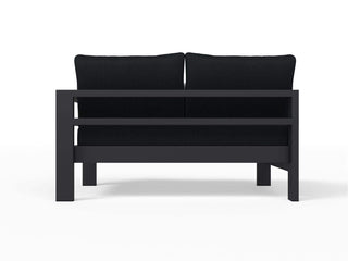 Aspen Modular | Outdoor Lounge Setting in Charcoal / Sooty / 6 Seater / Adele 140x63cm_21