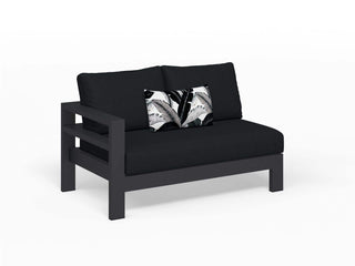 Aspen Modular | Outdoor Lounge Setting in Charcoal / Sooty / 6 Seater / Adele 140x63cm_12