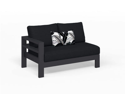 Aspen Modular | Outdoor Lounge Setting in Charcoal / Sooty / 6 Seater / Adele 140x63cm_12