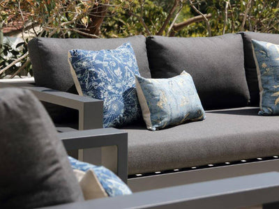 Aspen Outdoor Lounge in Charcoal / Sooty / 3 Seater 1