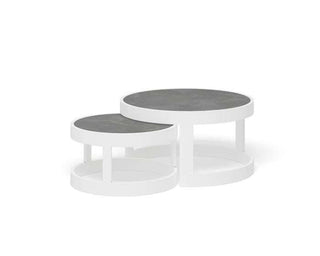 Ubud Sofa Set | Outdoor Lounge Setting in White / Grey Chine / 4 Seater / Aspen Coffee Table Set_2
