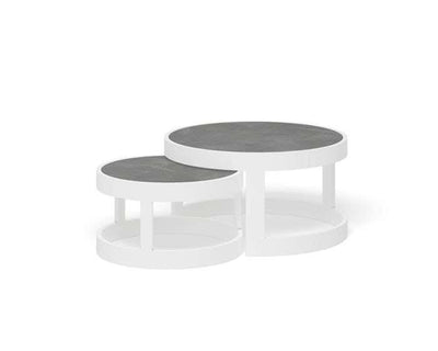Ubud Sofa Set | Outdoor Lounge Setting in White / Grey Chine / 4 Seater / Aspen Coffee Table Set_2