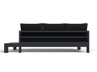 Aspen Teak Platform | Outdoor Lounge Setting in Charcoal / Sooty / Dark Grey / 5 Seater 2LH-3RH / Aspen Coffee Table Set_12