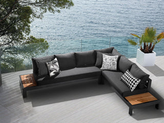 SYD FLOORSTOCK SALE- Aspen 5 Seater Outdoor Teak Platform Lounge Setting_3