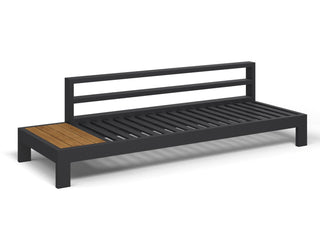 Aspen Teak Platform | Outdoor Lounge Setting in Charcoal / Sooty / Dark Grey / 5 Seater 2LH-3RH / Aspen Corner Table_7