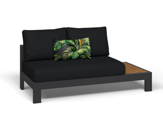 Aspen Teak Platform | Outdoor Lounge Setting in Charcoal / Sooty / Dark Grey / 5 Seater 2LH-3RH / Aspen Corner Table_10